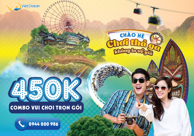 COMBO vui chơi SunWorld Hạ Long Park vui nhộn chỉ còn 450K/người lớn