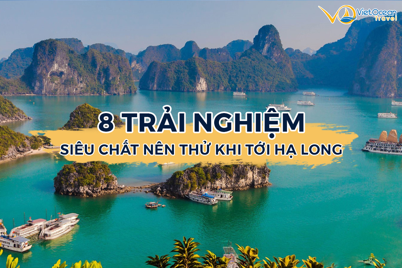 8 trải nghiệm không thể bỏ qua khi du lịch Vịnh Hạ Long